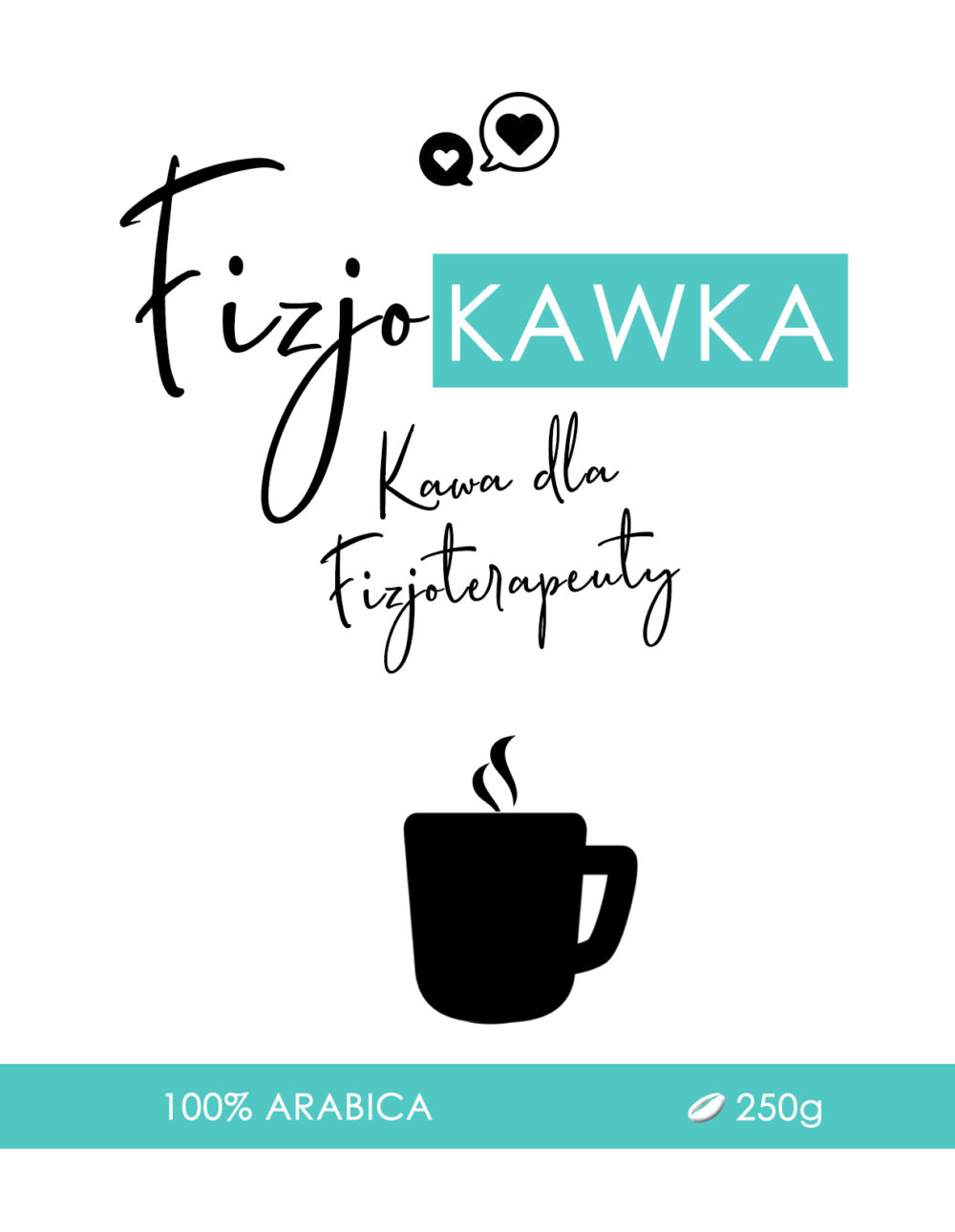 Fizjo KAWKA - Kawa dla Fizjoterapeuty w BIO degradowalnym opakowaniu